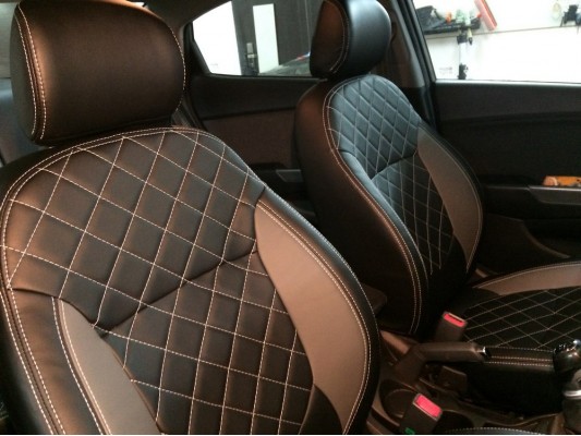 Каркасные авточехлы на KIA Rio 3 Каркасные авточехлы на KIA Rio 3