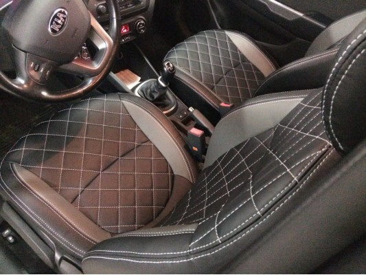 Каркасные авточехлы на KIA Rio 3 Каркасные авточехлы на KIA Rio 3