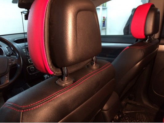 Каркасные авточехлы на KIA Sorento 2 Каркасные авточехлы на KIA Sorento 2