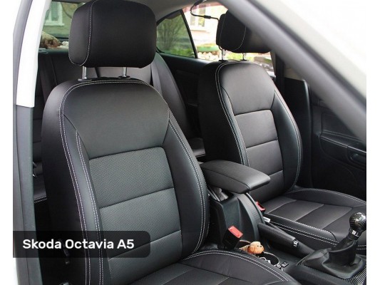 Каркасные авточехлы на Skoda Octavia A5 Каркасные авточехлы на Skoda Octavia A5