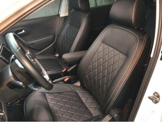 Каркасные авточехлы на Volkswagen Polo Каркасные авточехлы на Volkswagen Polo